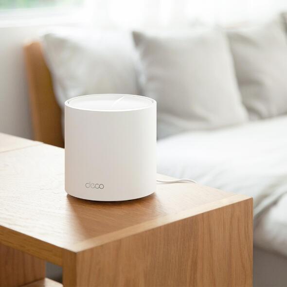 TP-Link Deco X50 (2-Pack) AX3000 Wi-Fi 6 Mesh System – Dual-Band 2.4GHz + 5GHz, 574Mbps + 2402Mbps, 3× Gigabit WAN/LAN për njësi, HE160 160MHz, WPA3 – Bardhë - 3