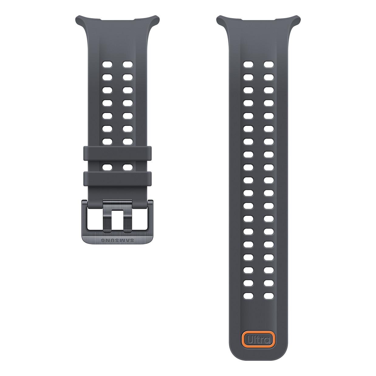 Rrip për ora Samsung Galaxy Watch Ultra2 / Marine Band / Madhësia S/M/L - Zezë - 1