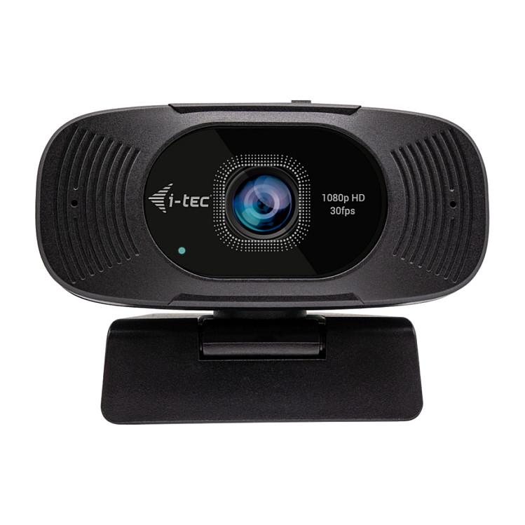 Webcam i-tec SOLOMON 200 / Full HD 1080p / 85° / Autofokus / 2 Mikrofona / Mbulesë Privatësie - Zezë