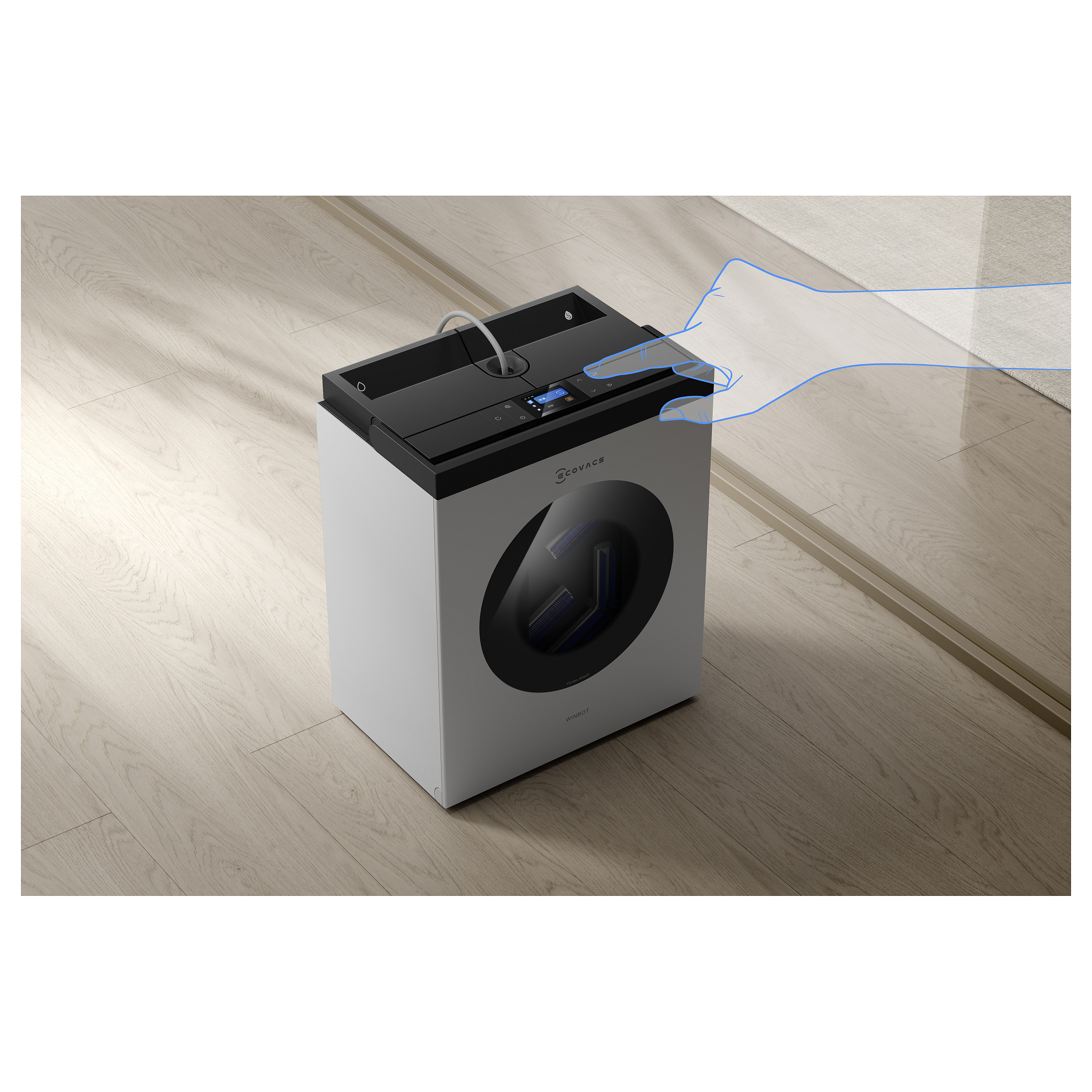 Fshesë robotike për pastrimin e dritareve Ecovacs Winbot W3 OMNI - 41