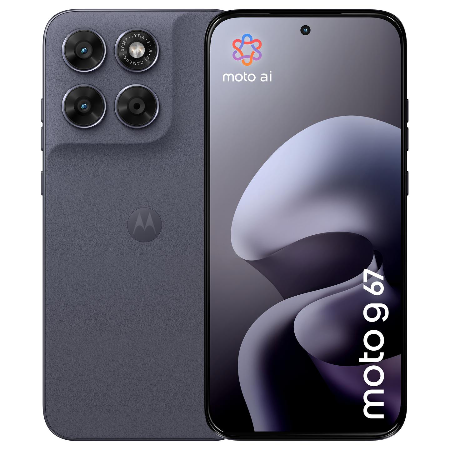 Telefon Motorola moto g67 / 4GB / 256GB / 5G / Hybrid Dual SIM - Gri
