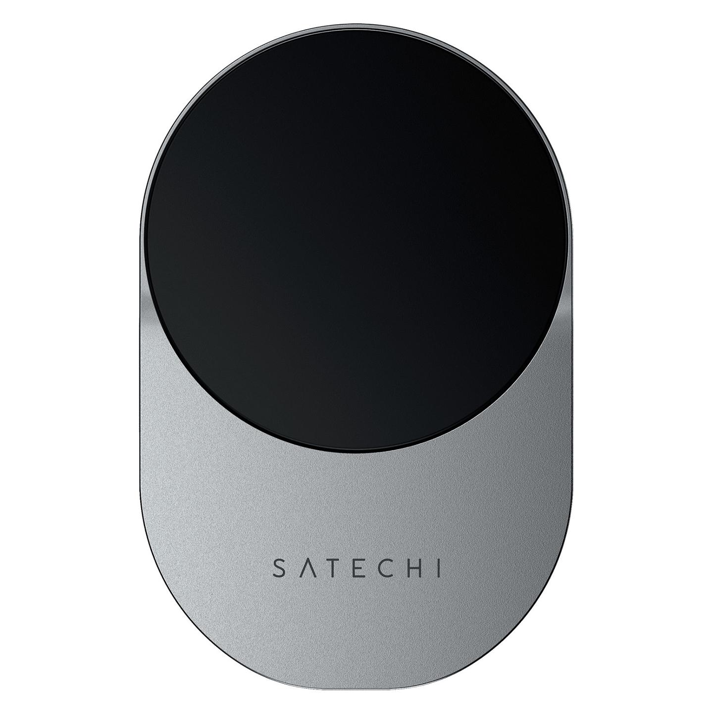 Mbajtëse Telefoni për Veturë Satechi ST-Q2CCM / 15W / Qi2 / Magnetic / 360° / USB-C / Air Vent - Gri - 1