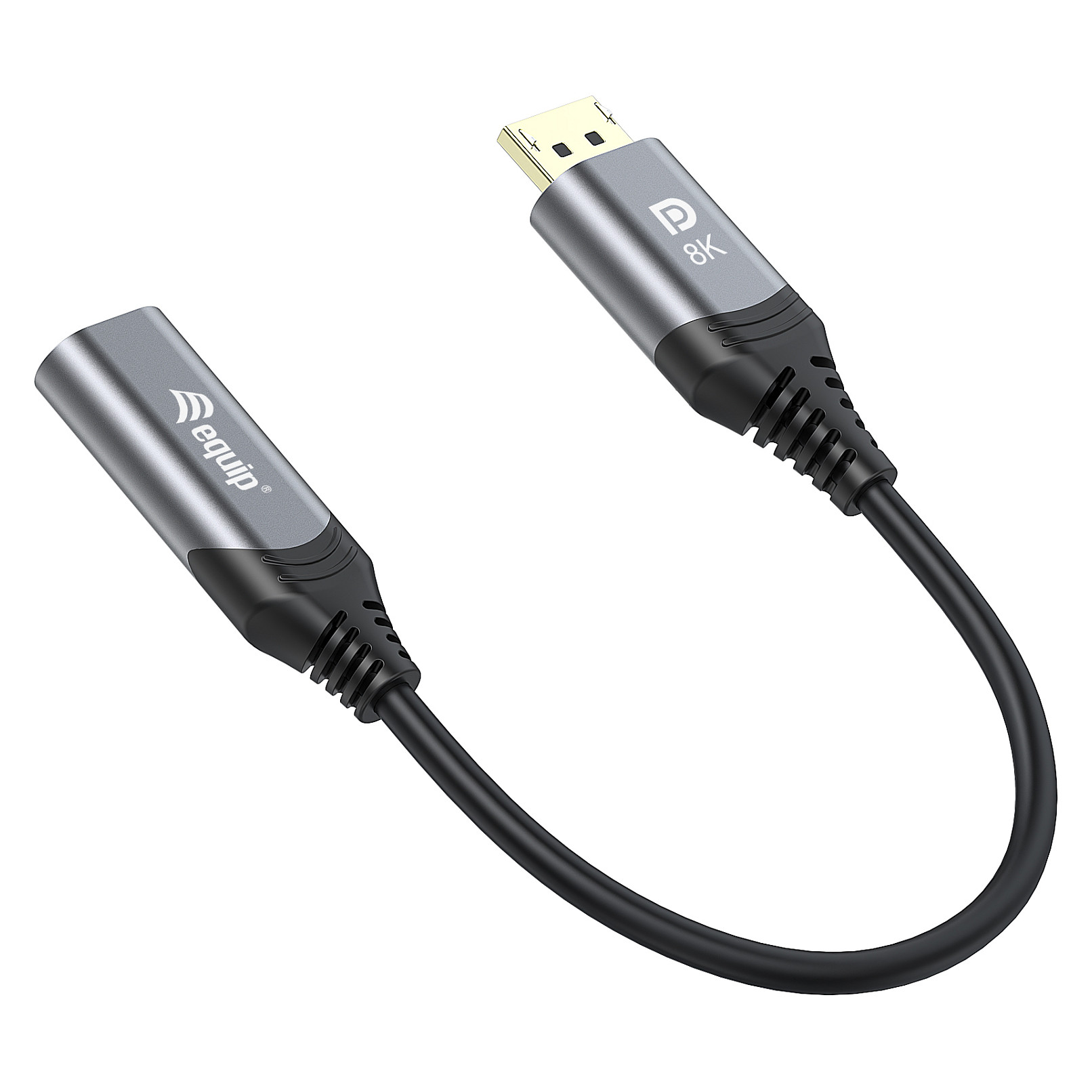 Kabllo HDMI DisplayPort në HDMI Equip 1.4 (St/Bu) / 8K/60Hz – Hiri - 2