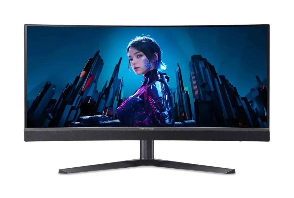 Monitor Gaming Acer Predator X34 F1 / 34" / UWQHD QD-OLED / 360 Hz / 0.03 ms / 2x HDMI + 2x DisplayPort + USB-C - Zezë