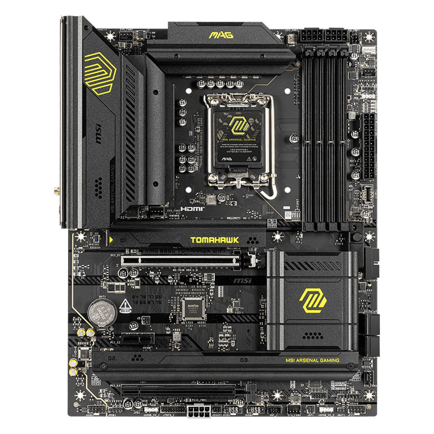 Pllakë amë Intel LGA1851 MSI MAG B860 TOMAHAWK WIFI - 1