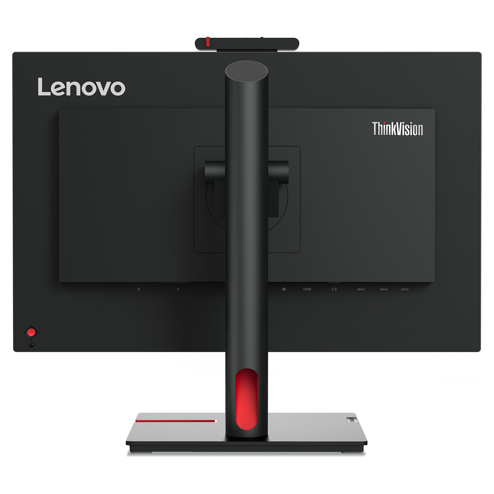Monitor për Punë 61cm/24" (1920x1080) Lenovo ThinkVision T24v-30 16:9 FHD IPS 75Hz 4ms HDMI VGA DP Lautës Speaker Webcam Zi - 9