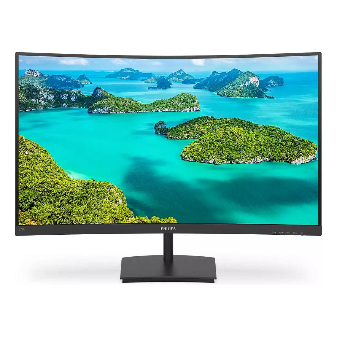 Monitor Philips E Line 271E1SCA/00 / 27" / Full HD VA Curved / 75Hz / 4ms / HDMI+VGA - Zezë - 2