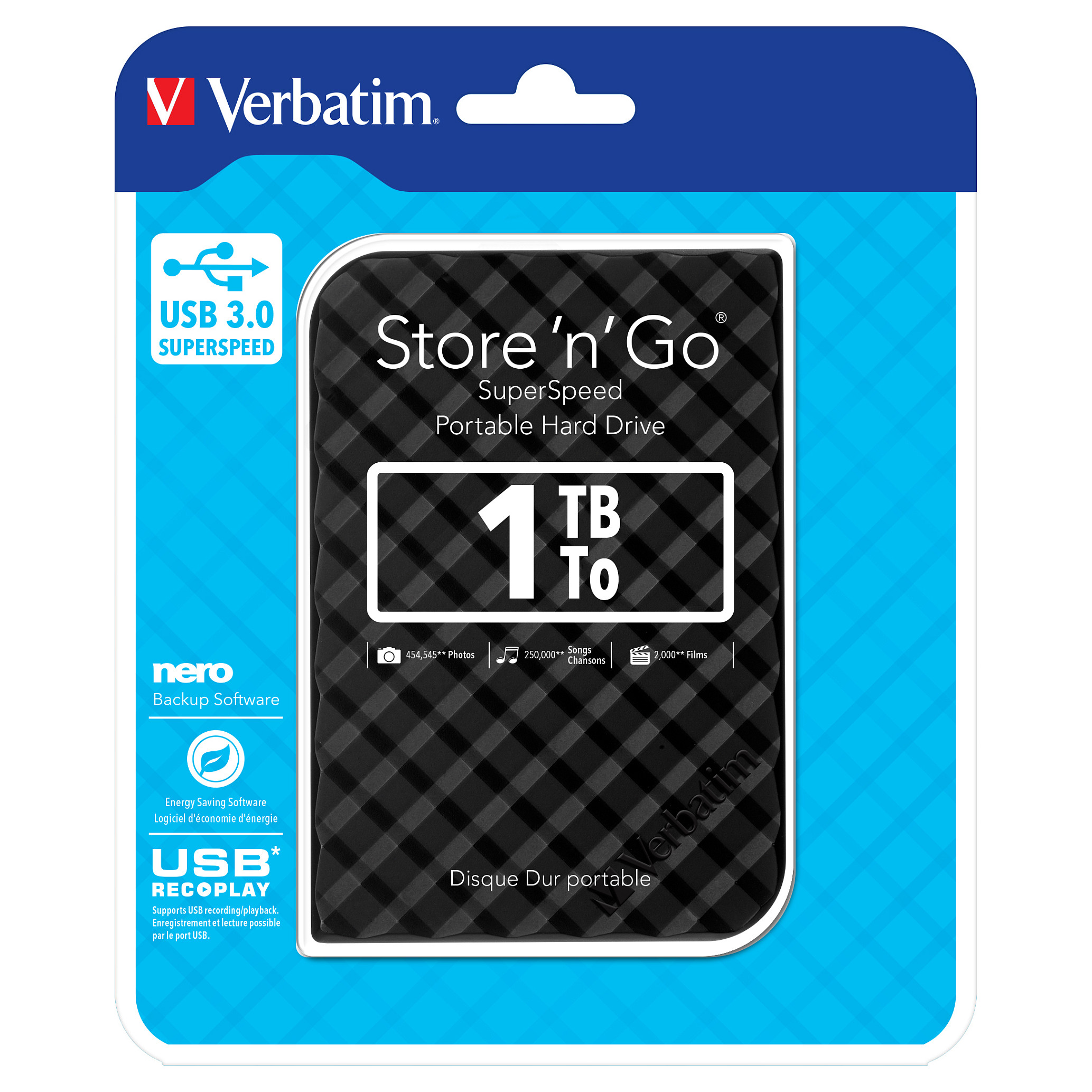 HDD e Jashtme Verbatim Store'n Go Gen2 1TB External / 2.5" (6.3cm) / USB 3.0 - Zezë - 5