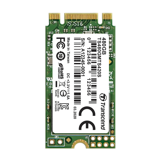 SSD e Brendshme TRANSCEND 480GB M.2 2242 SSD SATA3 B+M Key TLC - 2