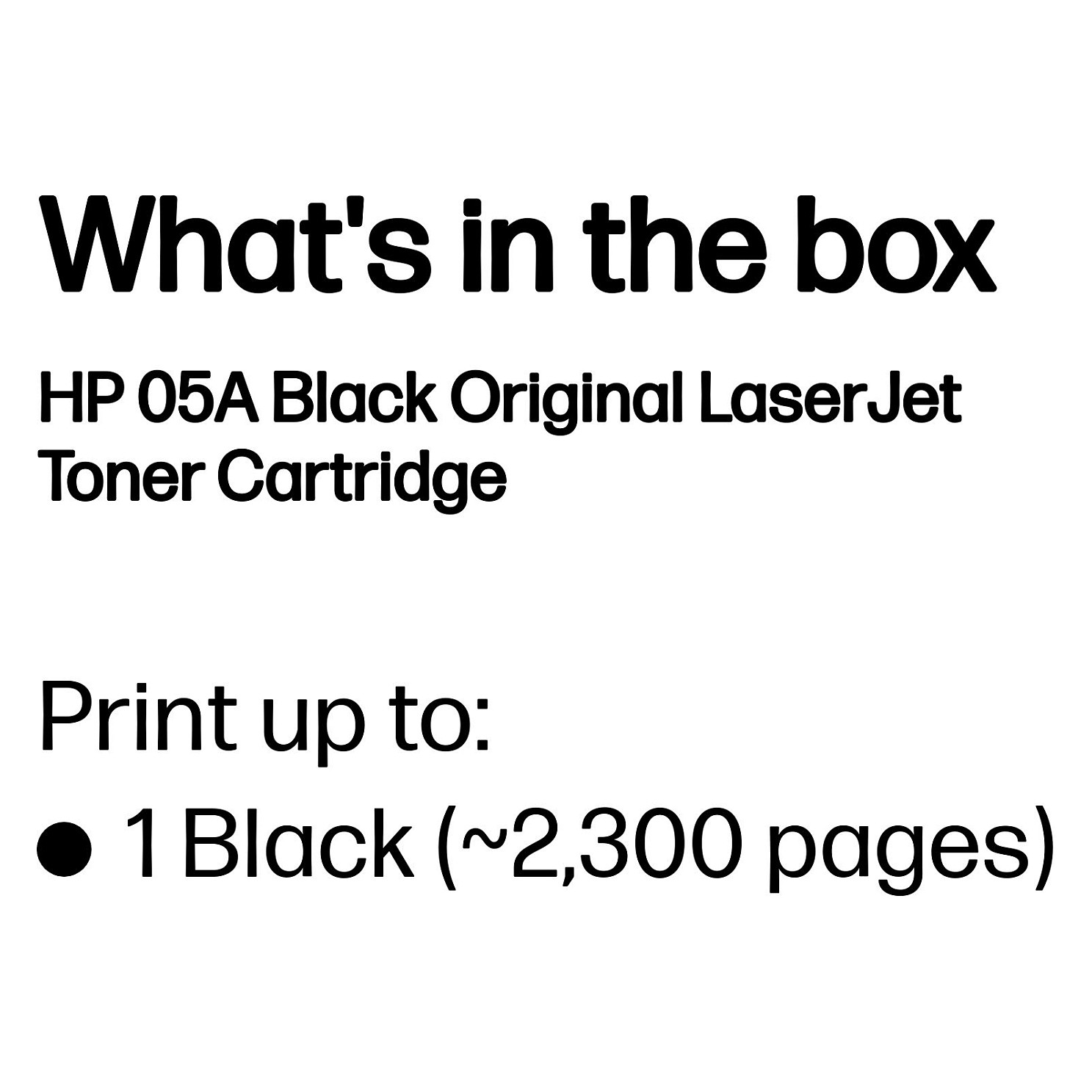 HP 05A Black Original LaserJet toner cartridge - 3