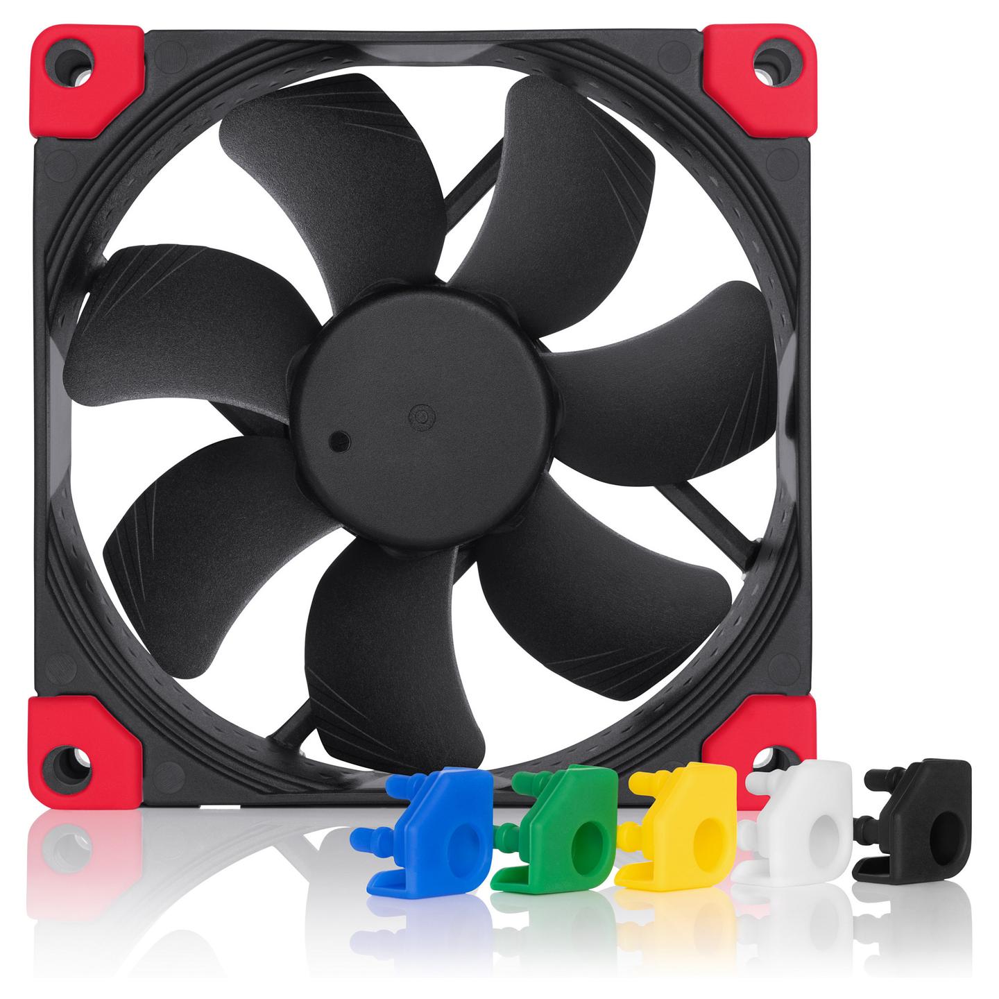 Ftohës për Kasë Noctua NF-A9 PWM chromax.black.swap / 92 mm / PWM / 2000 RPM / 78.9 m³/h / SSO2 - Zezë