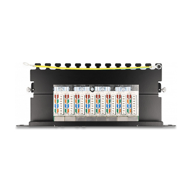 Patch Panel Delock 8-Port RJ45 Cat.6A / 10" / 1U - Zezë - 3