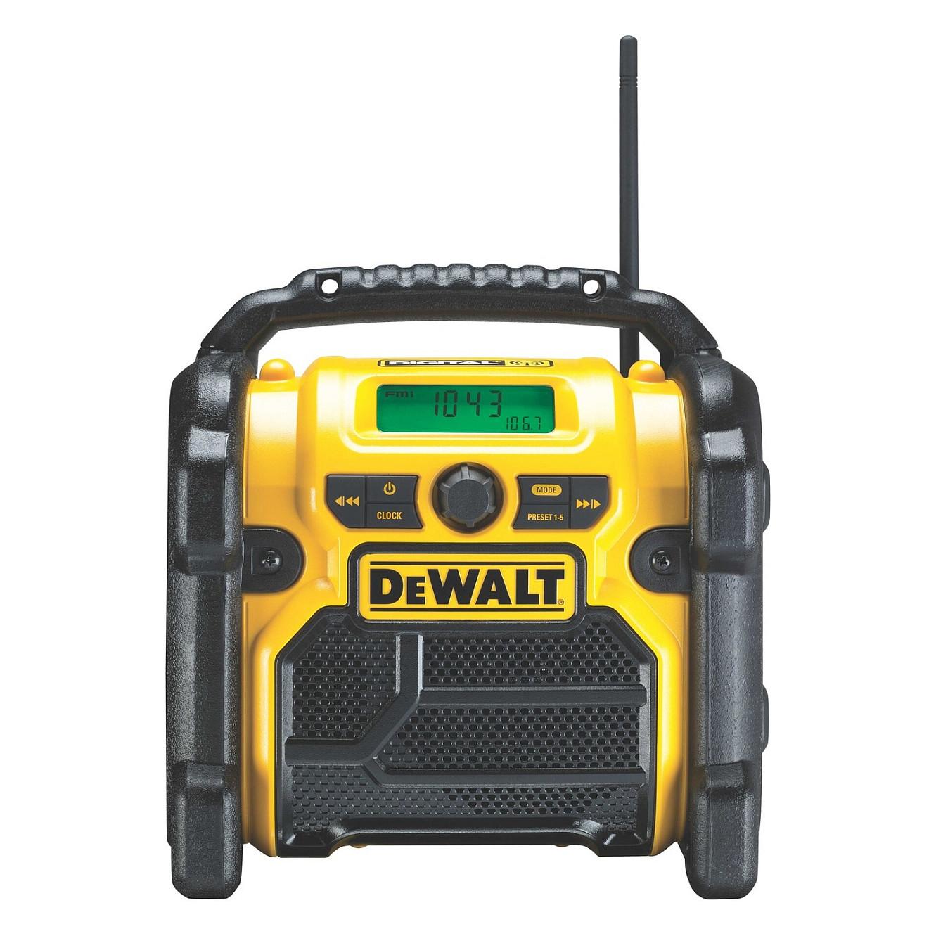 Radio DeWALT DCR020-QW, 10.8-18V, DAB+/FM, AUX, USB - Verdhë/Zezë - 3
