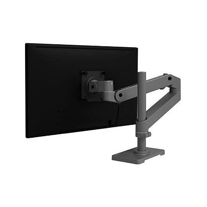 Mbajtëse për Monitor Ergotron LX Pro 45-695-293, 1 Monitor, deri 34", 10kg, VESA 75 × 75 / 100 × 100mm, Shtyllë 30.4cm - Gri e Errët, Zezë