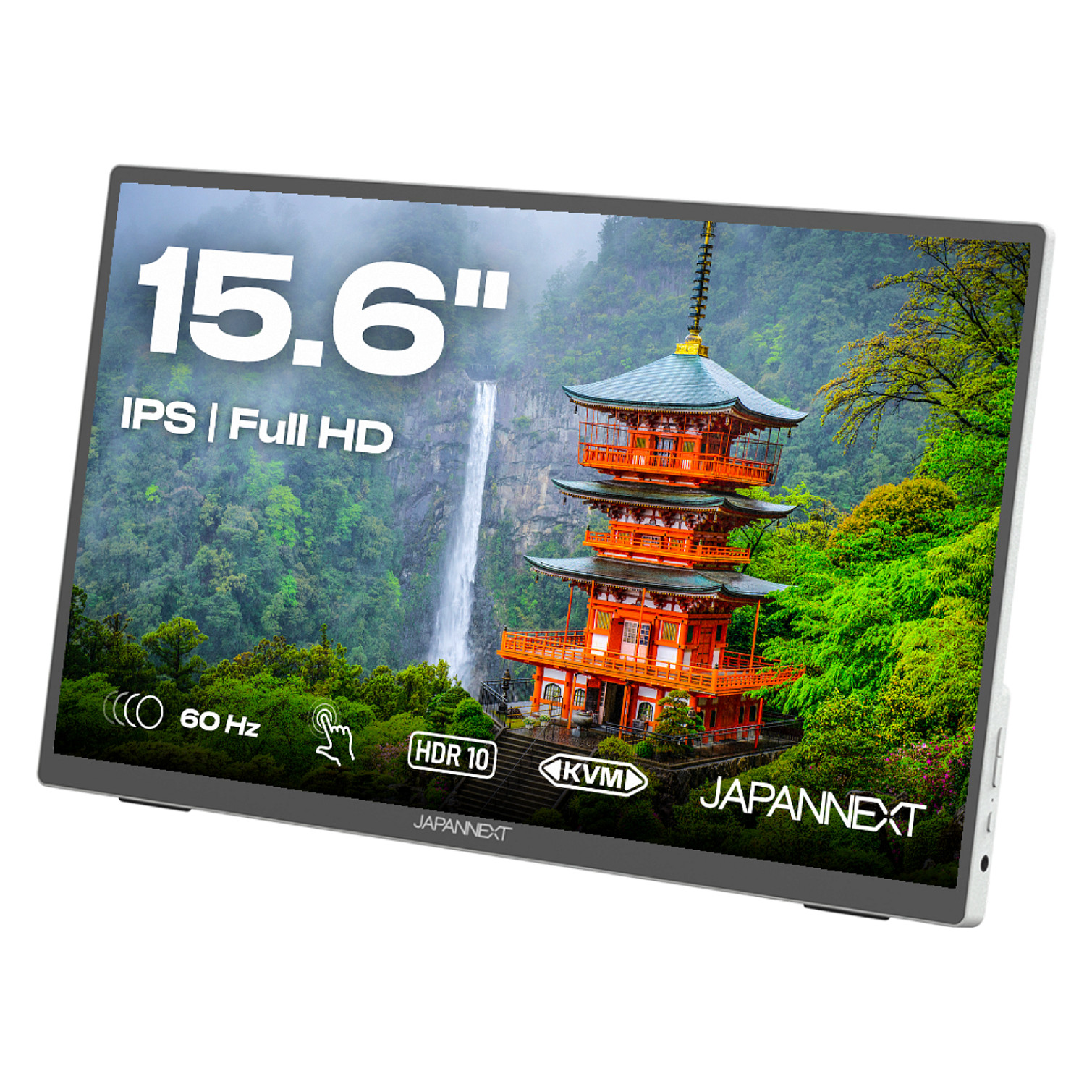 Monitor JapanNext JN-MD-i156FHDR-T / 15,6"/ Full HD IPS-ADS LED Touch / 60Hz / 16ms / HDMI - Gri - 7