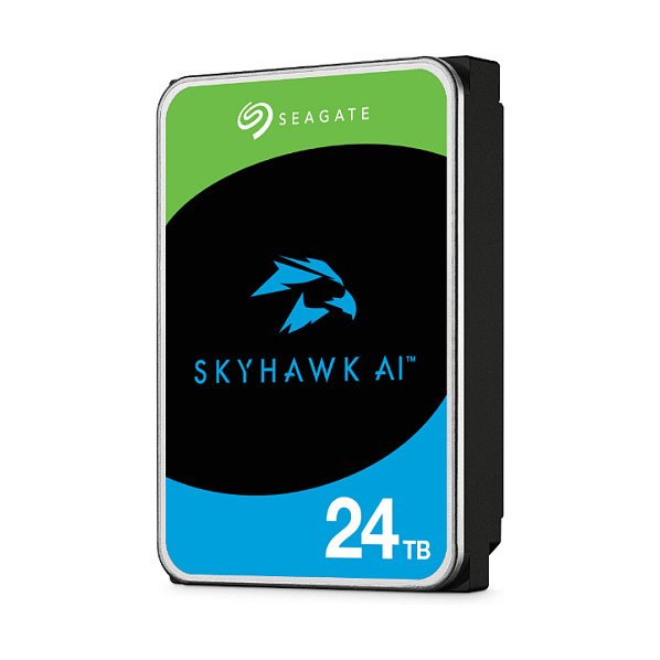 HDD të Brendshëm SEAGATE Skyhawk AI 3.5″/ 24TB / 7200 RPM / 512MB / CMR Helium - 1