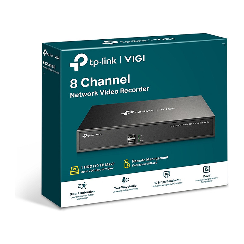 NVR TP-Link Omada IPCam VIGI NVR1008H Security 8 Channel Video - 7