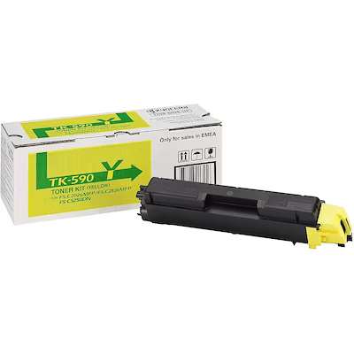 Toner Kyocera TK-590Y / 1T02KVANL0 / 5.000 faqe – Verdhë - 1