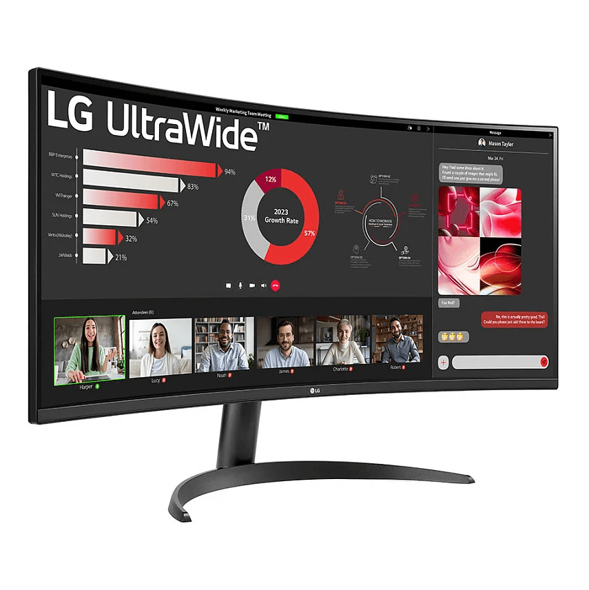 Monitor LG 34WR50QK-B, 34", WQHD VA, 100Hz, 5ms, HDMI+DP - Zezë