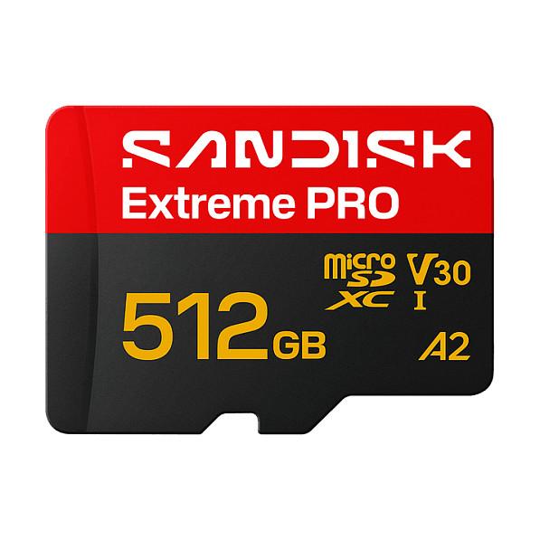 Kartë Memorie SanDisk Extreme PRO microSDXC UHS-I, 512GB, 250MB/s, V30, U3