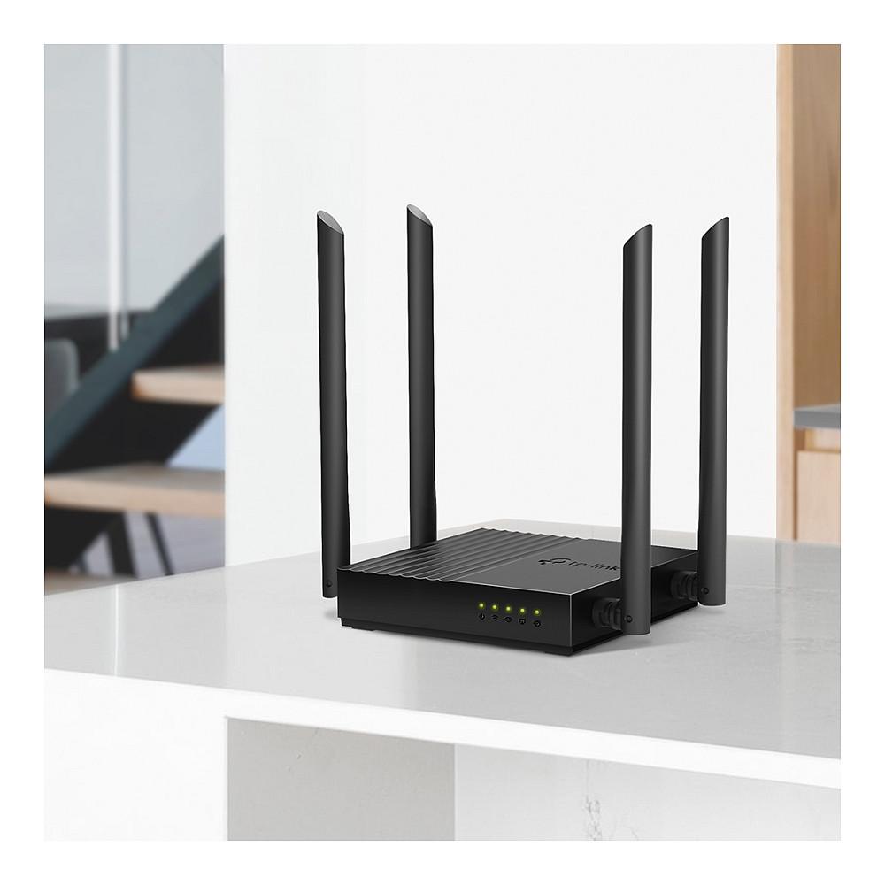 TP-Link, Archer C64, Ruter, Wi-Fi 5, AC1200, Dual-Band, 1× Gigabit WAN + 4× Gigabit LAN, MU-MIMO, EasyMesh, Zezë - 5