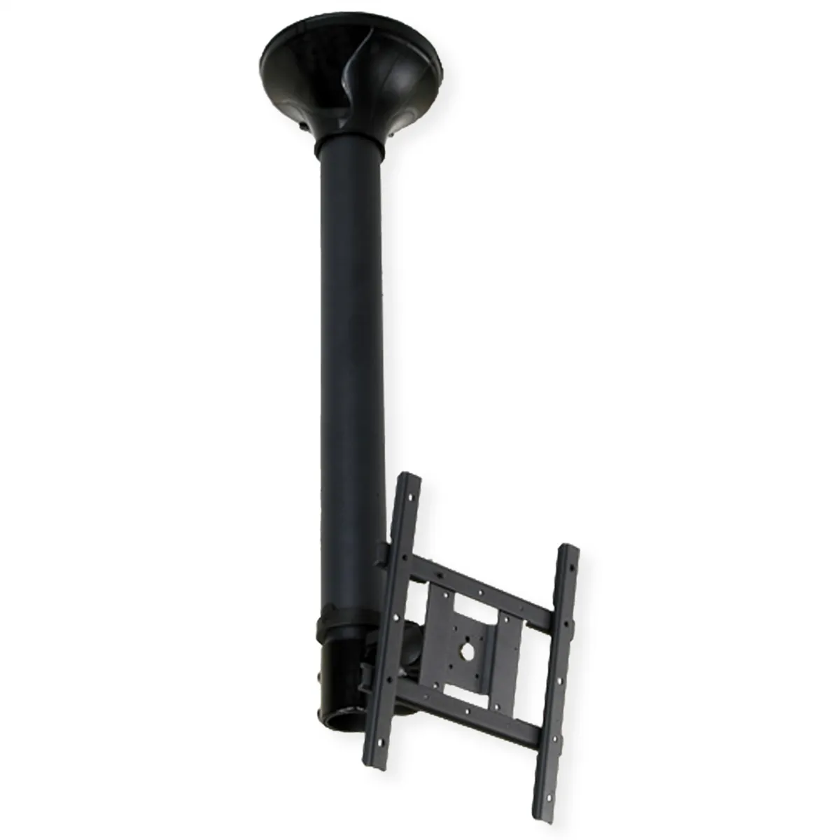 Mbajtëse për TV VALUE / deri në 50″ / deri në 20 kg / 3 nyje / montim në tavan - Zezë