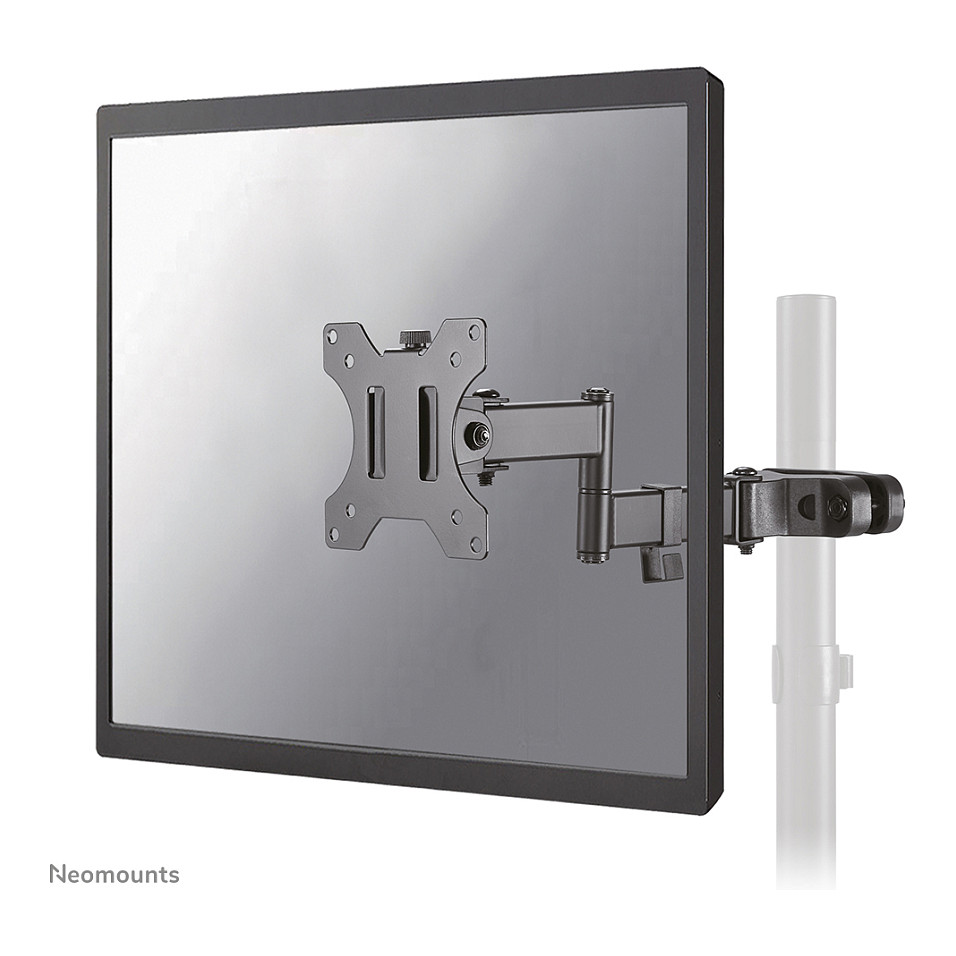 Mbajtëse për TV Neomounts FL40-450BL11 / 17"-32" / 8kg / VESA 75x75-100x100 / Për Shtyllë / Full Motion - Zezë