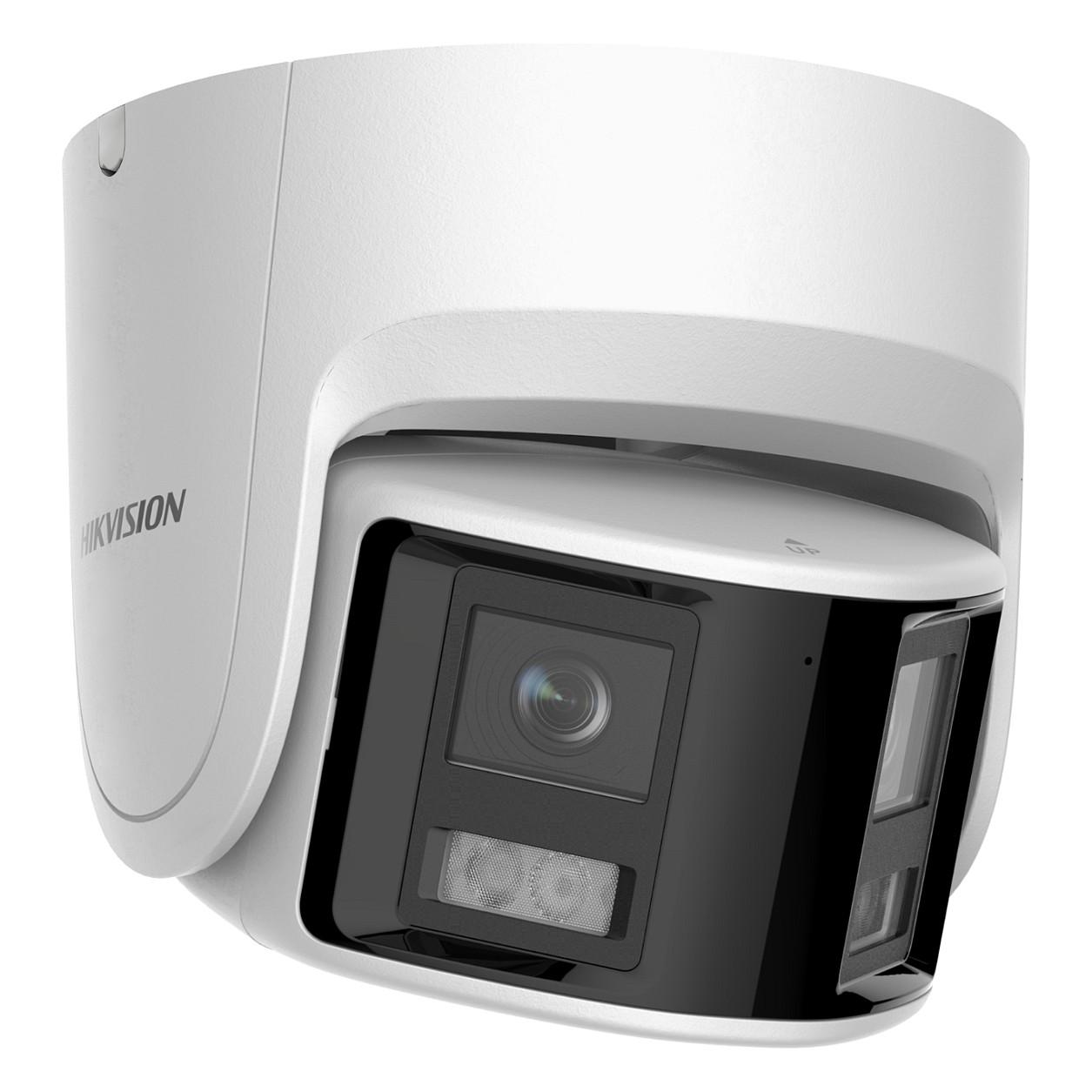 Kamerë Sigurie IP CCTV Hikvision DS-2CD2346G2P-ISU/SL, 4MP, 2 × 2.8 mm, 180°, IR 30 m, PoE, IP67 - Bardhë - 3