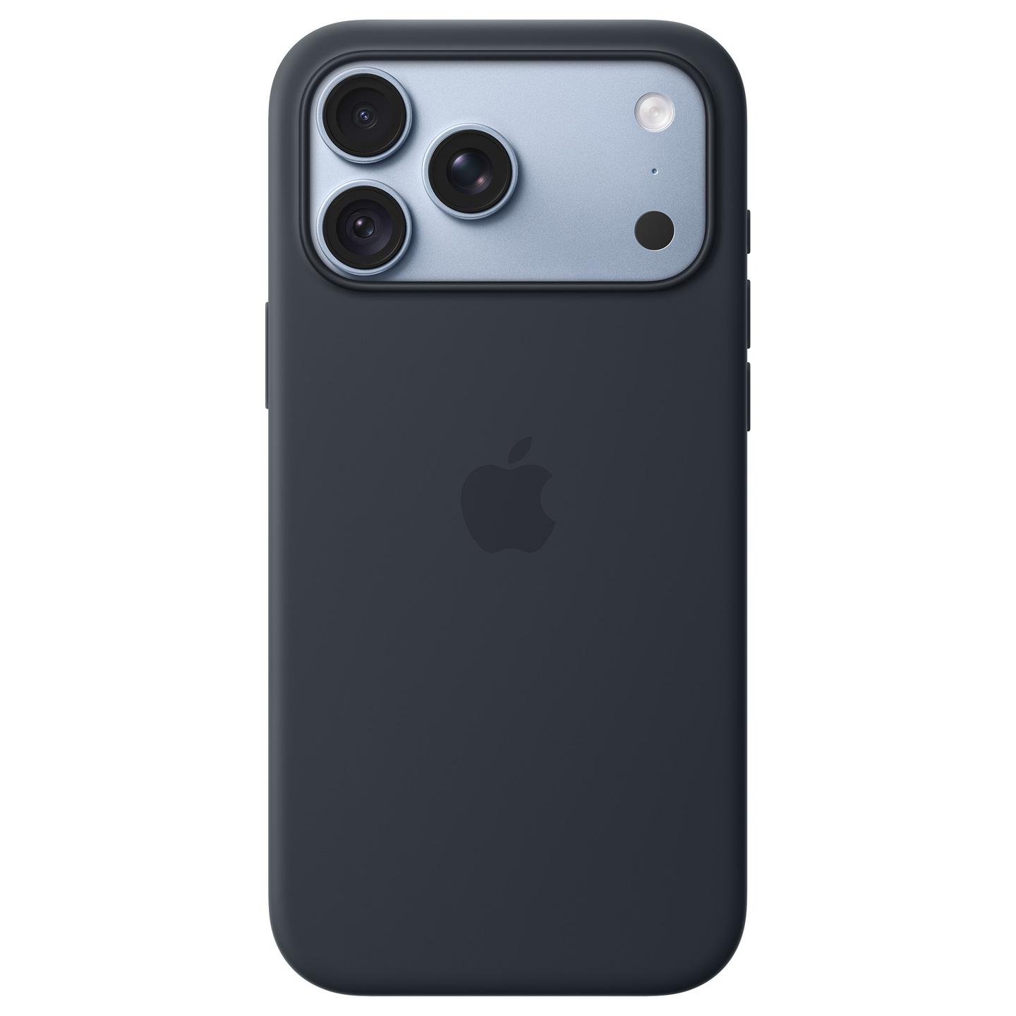 Case për Telefon Apple Silikon, MagSafe, iPhone 18 Pro Max - Navy Blue