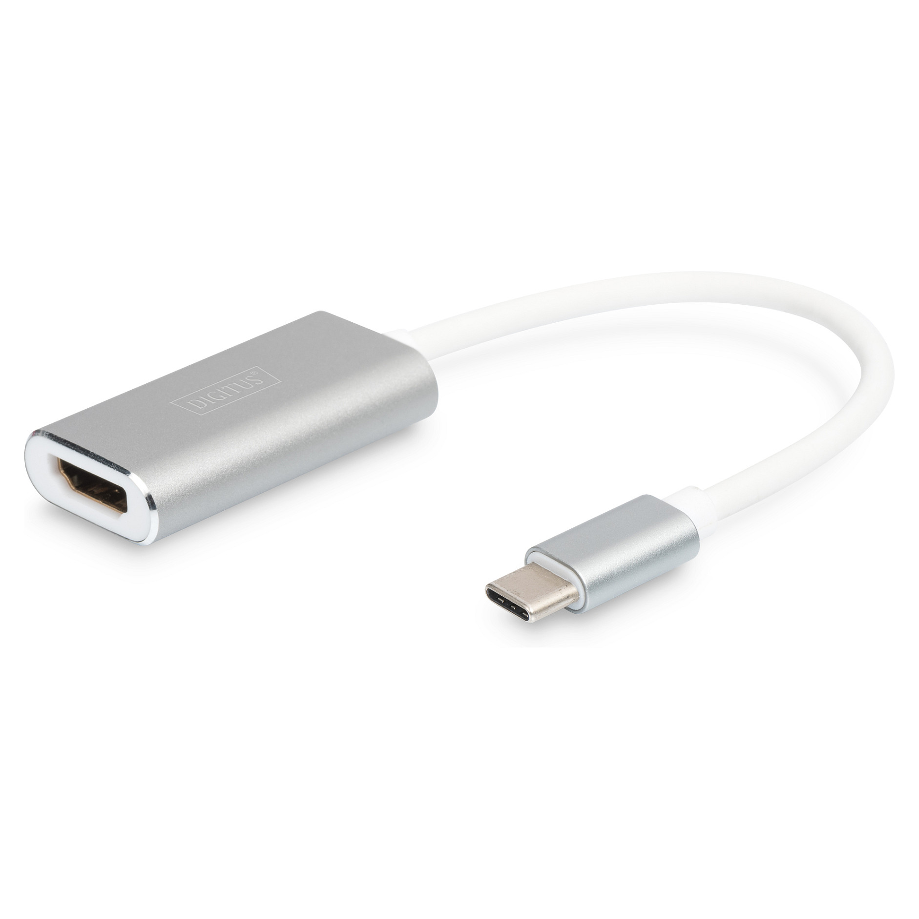 Adapter USB 3.0/C DIGITUS → HDMI 4K / AG9310 - Argjend / Bardhë - 1