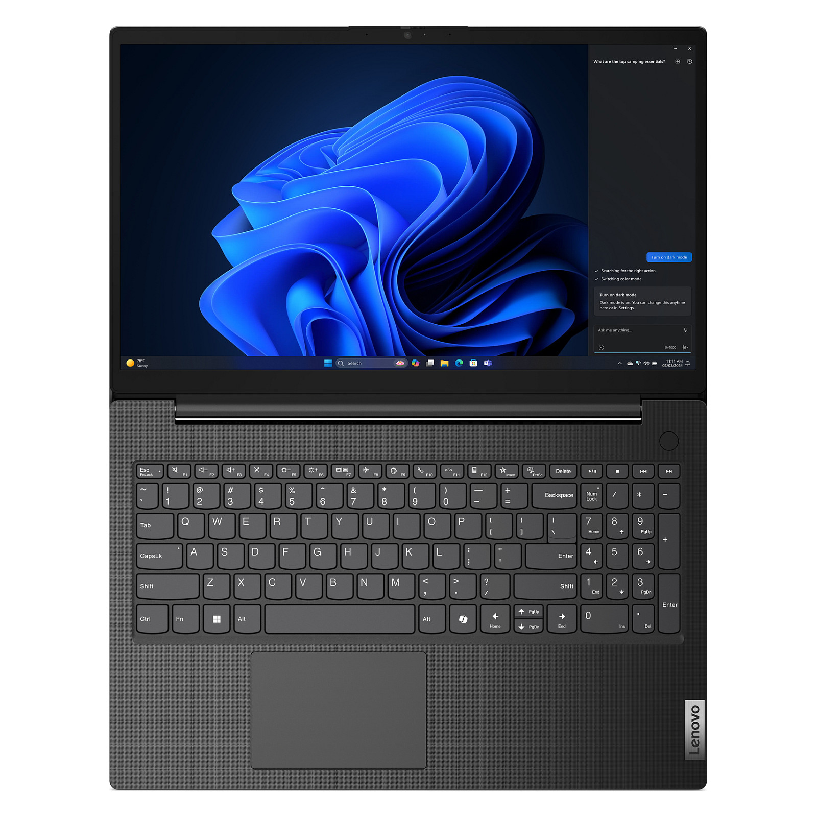Laptop Lenovo V15 / i3-1315U / 8GB DDR5 / 512GB / 15.6" Full HD IPS / Intel UHD Graphics / DE  - Zezë - 7