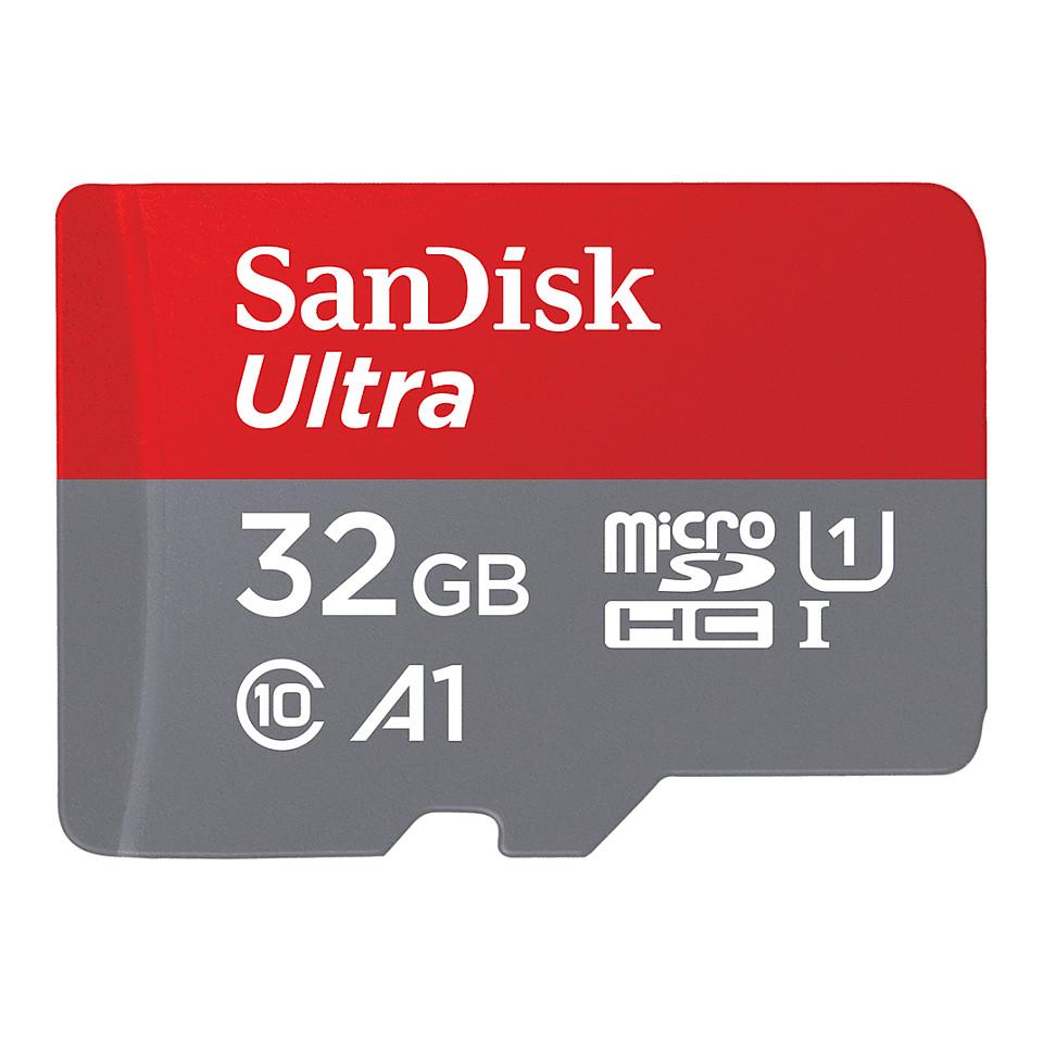Kartë Memorie SanDisk Ultra microSD / 32GB / MicroSDHC / UHS-I / Class 10 - 1