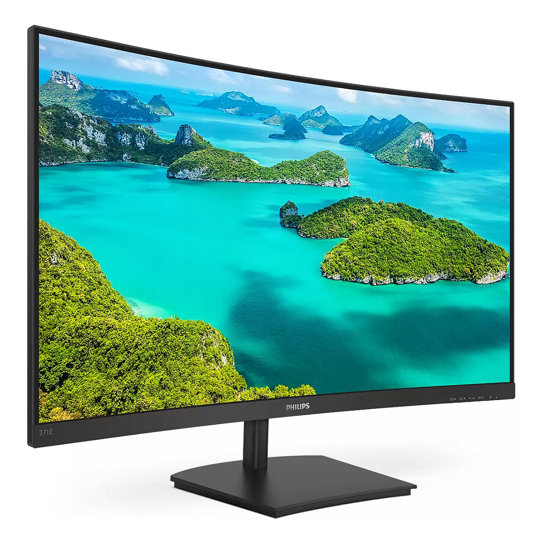 Monitor Philips E Line 271E1SCA/00 / 27" / Full HD VA Curved / 75Hz / 4ms / HDMI+VGA - Zezë - 3