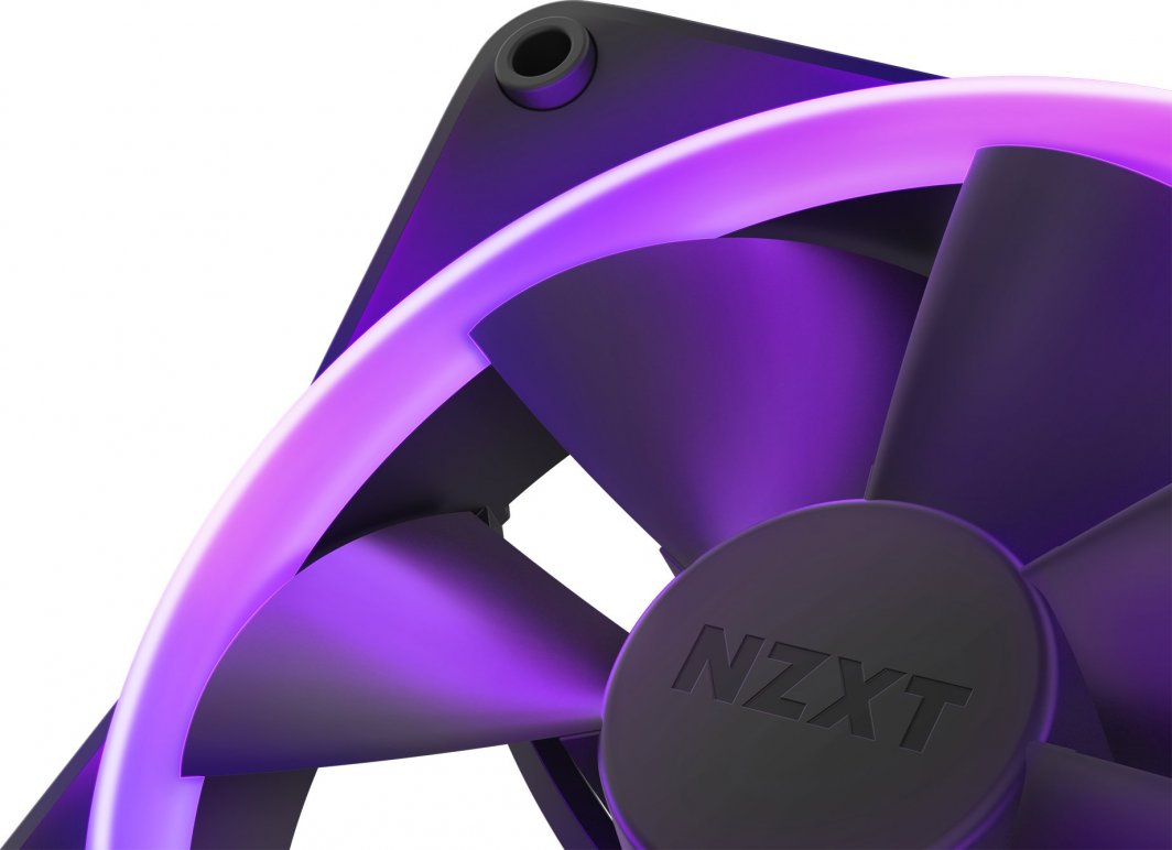 Ftohës për Kasë NZXT F120 / 120mm / 500-1800 RPM / PWM / RGB / 3-Pack – Zezë - 3