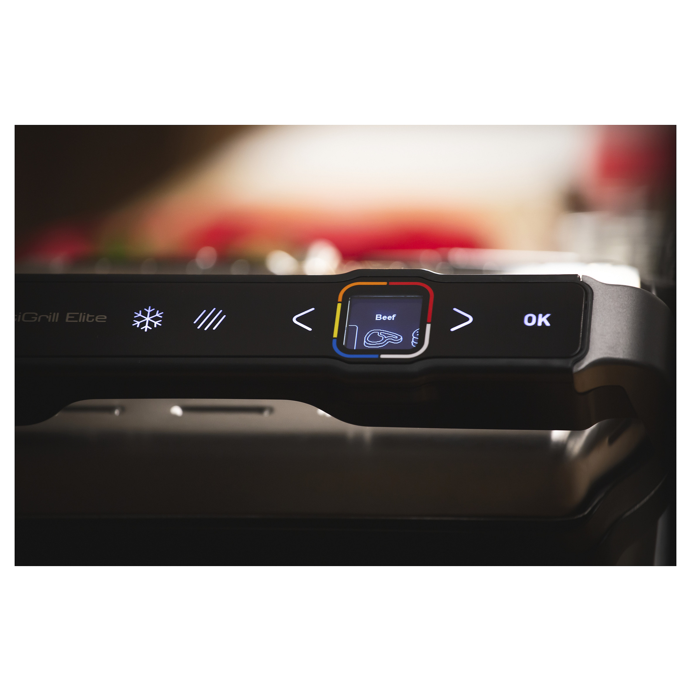Grill Kontakti Tefal OptiGrill Elite GC750D / 2000W / 12 Programe / 30x20cm / Sear Boost / Touch – Zezë/Argjend - 5