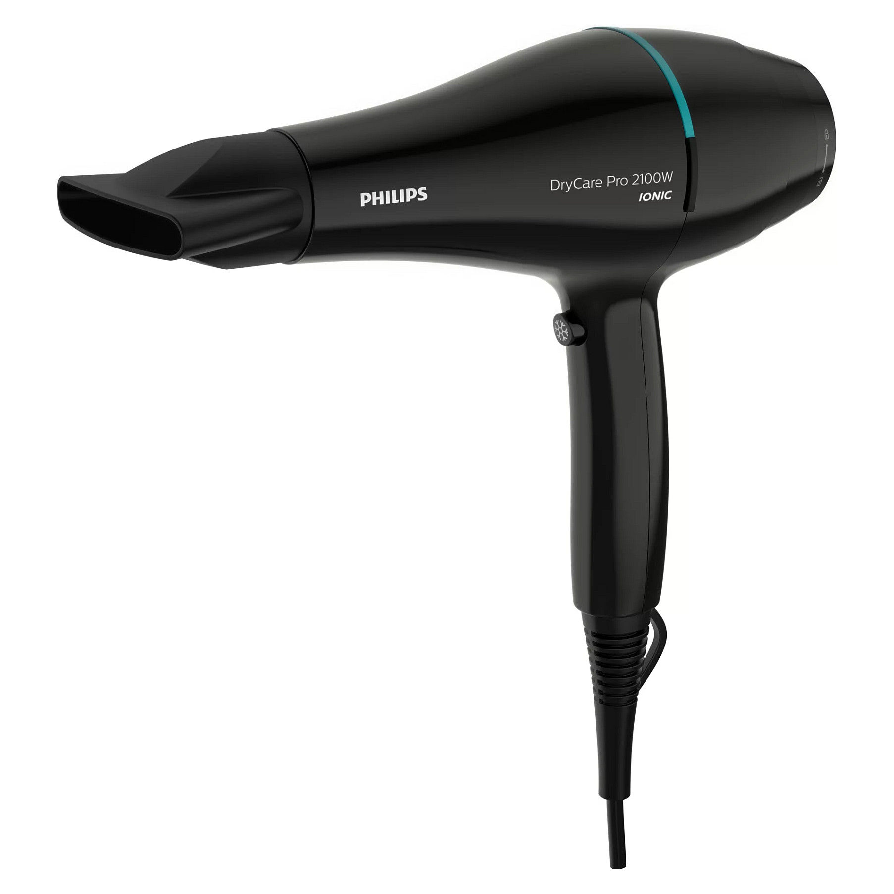 Tharëse për flokë Philips DryCare Pro BHD272/00 / 2100W / AC / ThermoProtect / Ionic Care / 130 km/h / 6 Cilësime / Koncentrator 9mm – Zezë