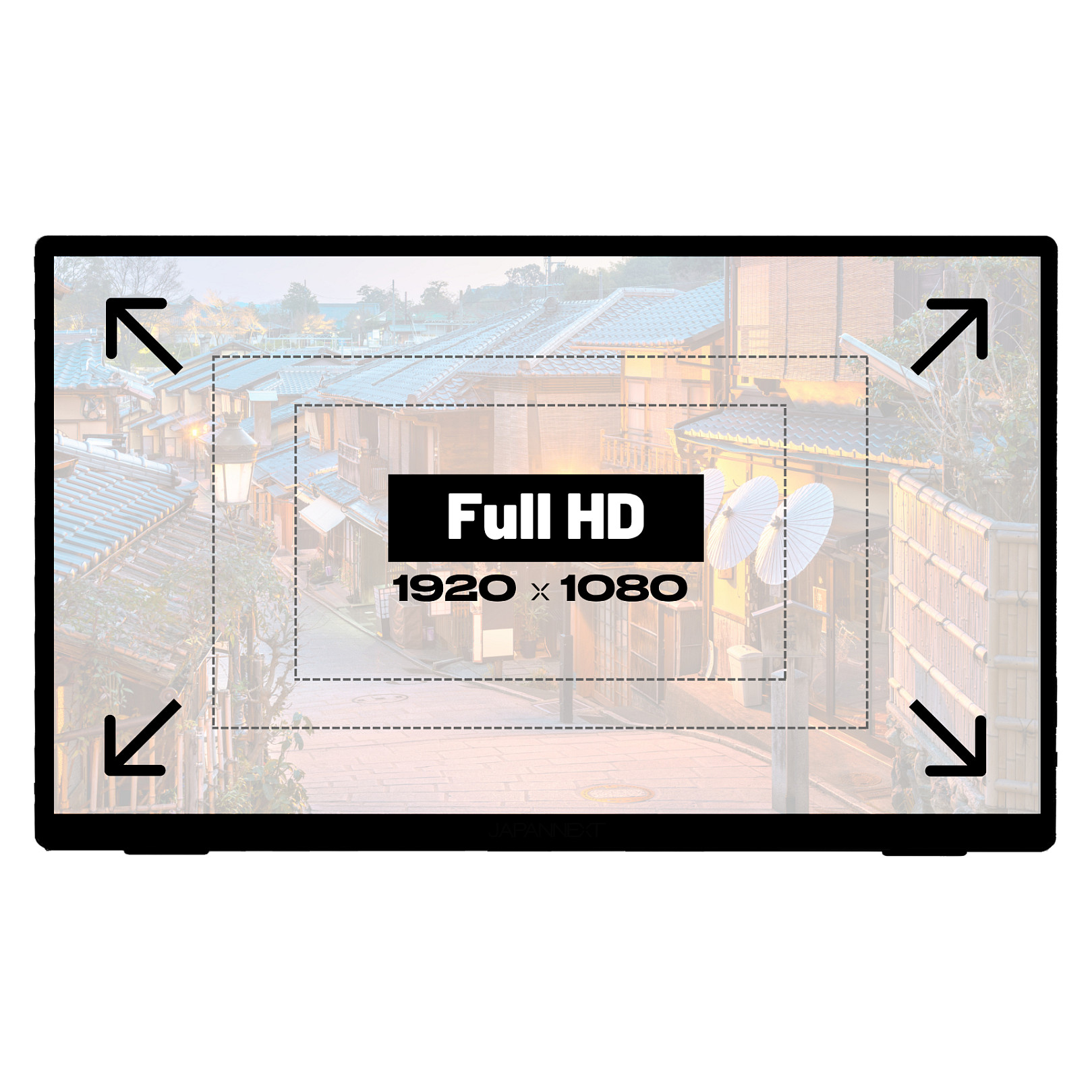 Monitor JapanNext JN-MD-i156FHDR-T / 15,6"/ Full HD IPS-ADS LED Touch / 60Hz / 16ms / HDMI - Gri - 11