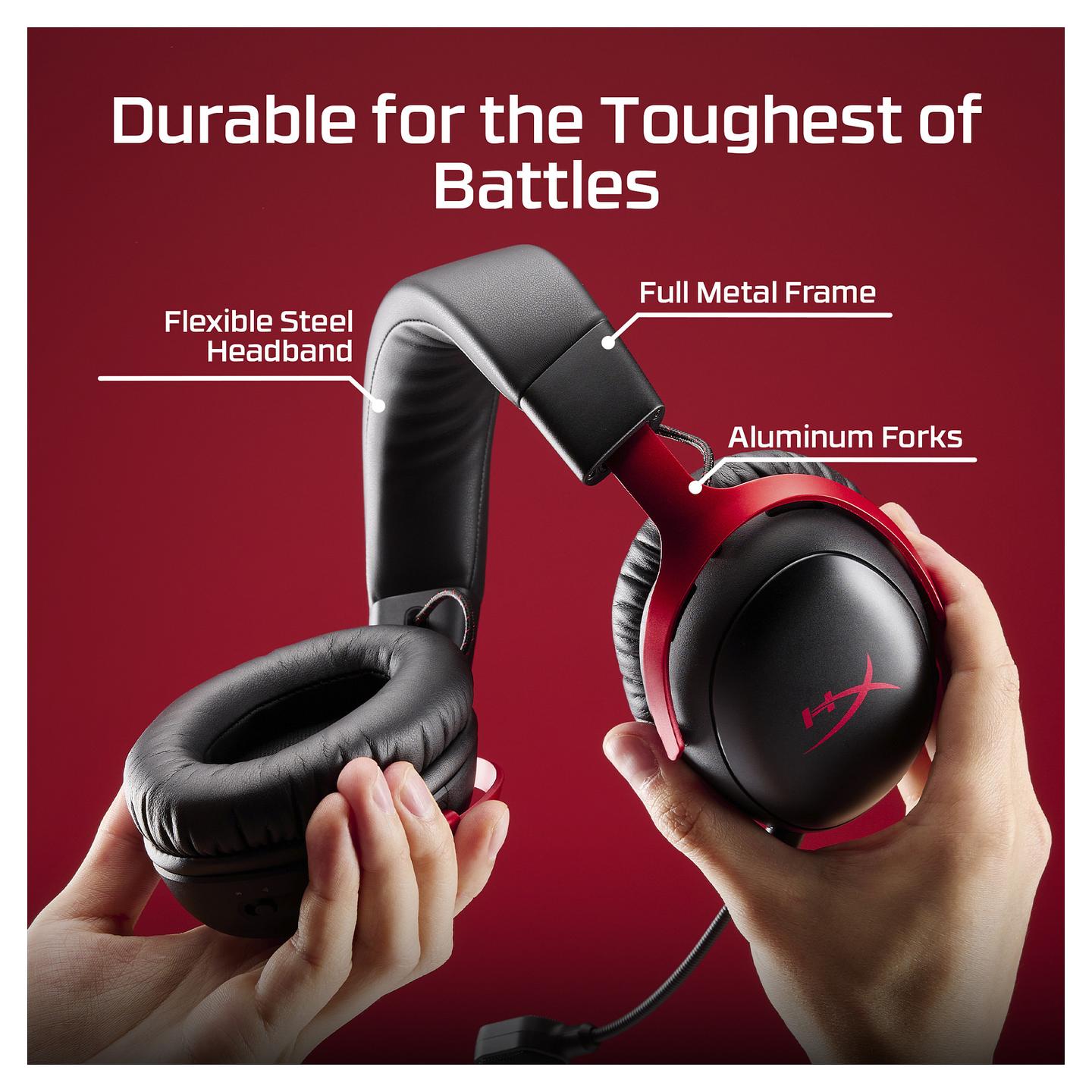 Kufje Gaming  HyperX Cloud III S / Wireless / 2.4 GHz + Bluetooth - Zezë - 17