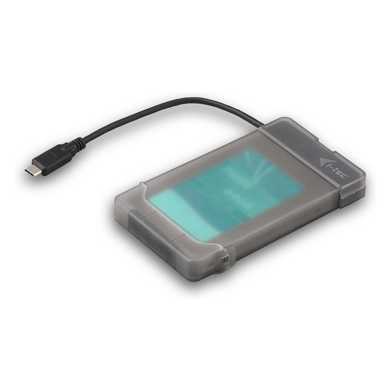 Këllëf për Disqe i-tec C31MYSAFEU313, 2.5", SATA, USB-C 3.2 Gen 2, 10Gbps - Zezë - 2