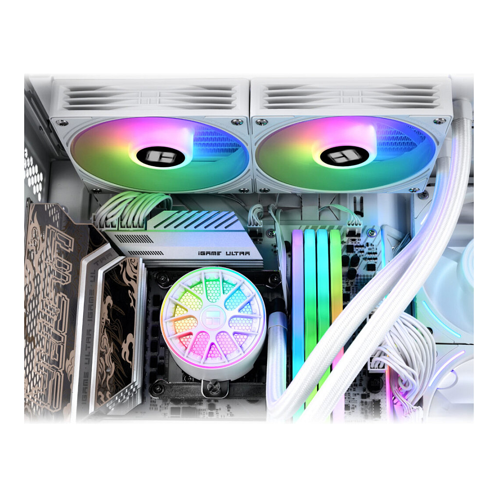 Ftohës për Procesor Thermalright Aqua Elite 240 ARGB V6 / AIO / 240mm / 2x120mm / ARGB - Bardhë - 7