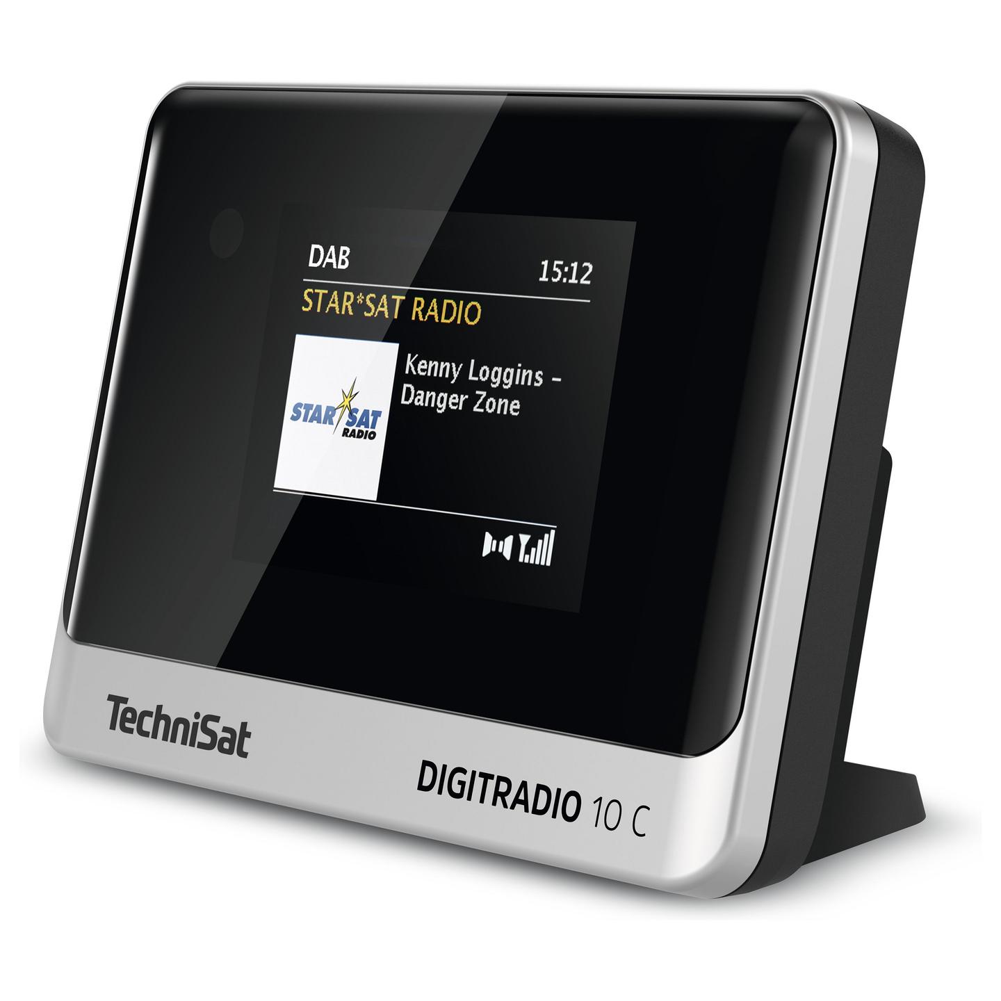 Radio TechniSat DIGITRADIO 10 C, DAB+, FM/RDS, Bluetooth, Ekran me Ngjyra, RCA - Zezë/Argjend - 3
