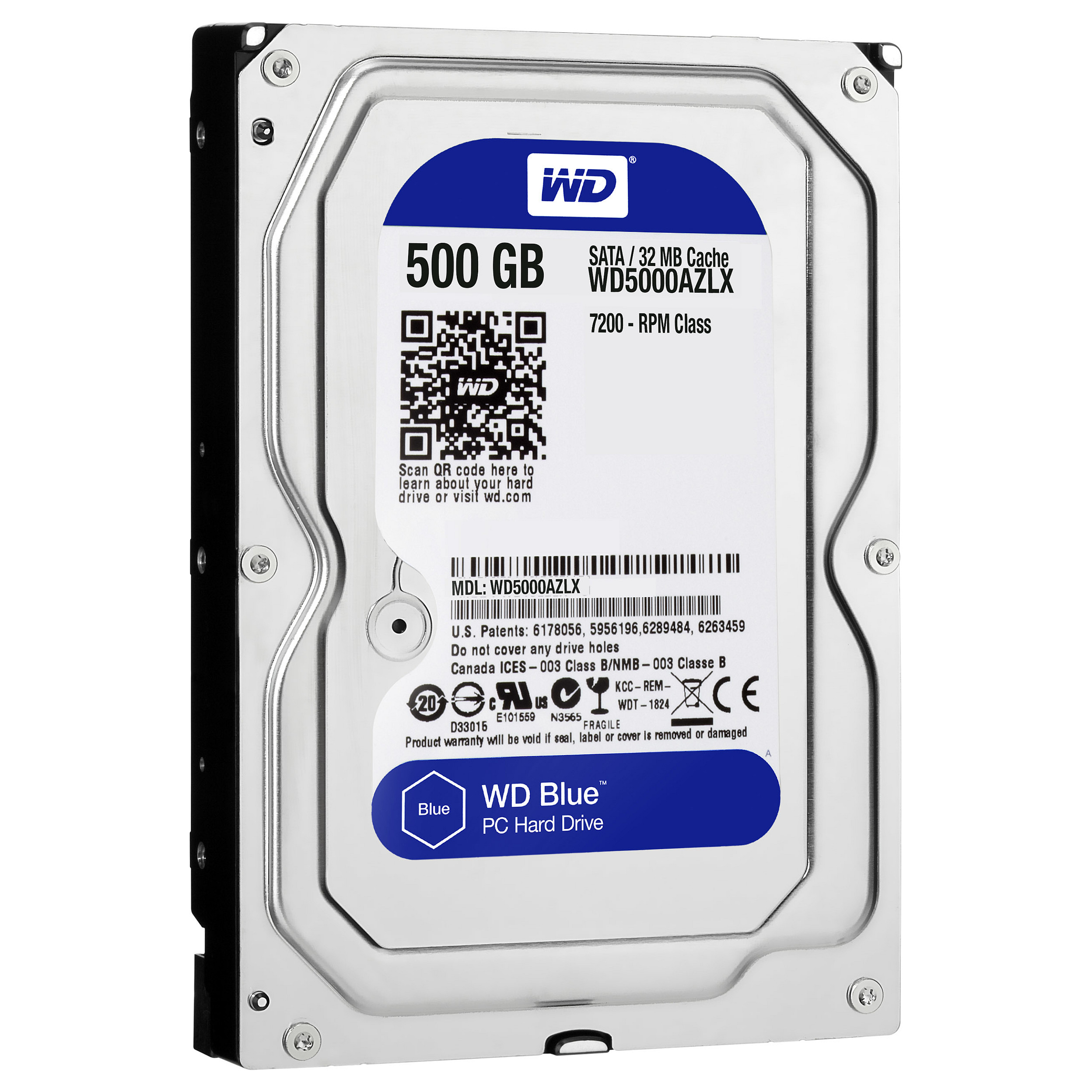 HDD e Brendshme Western Digital Blue / 500GB / 7200 RPM / 32MB - 2