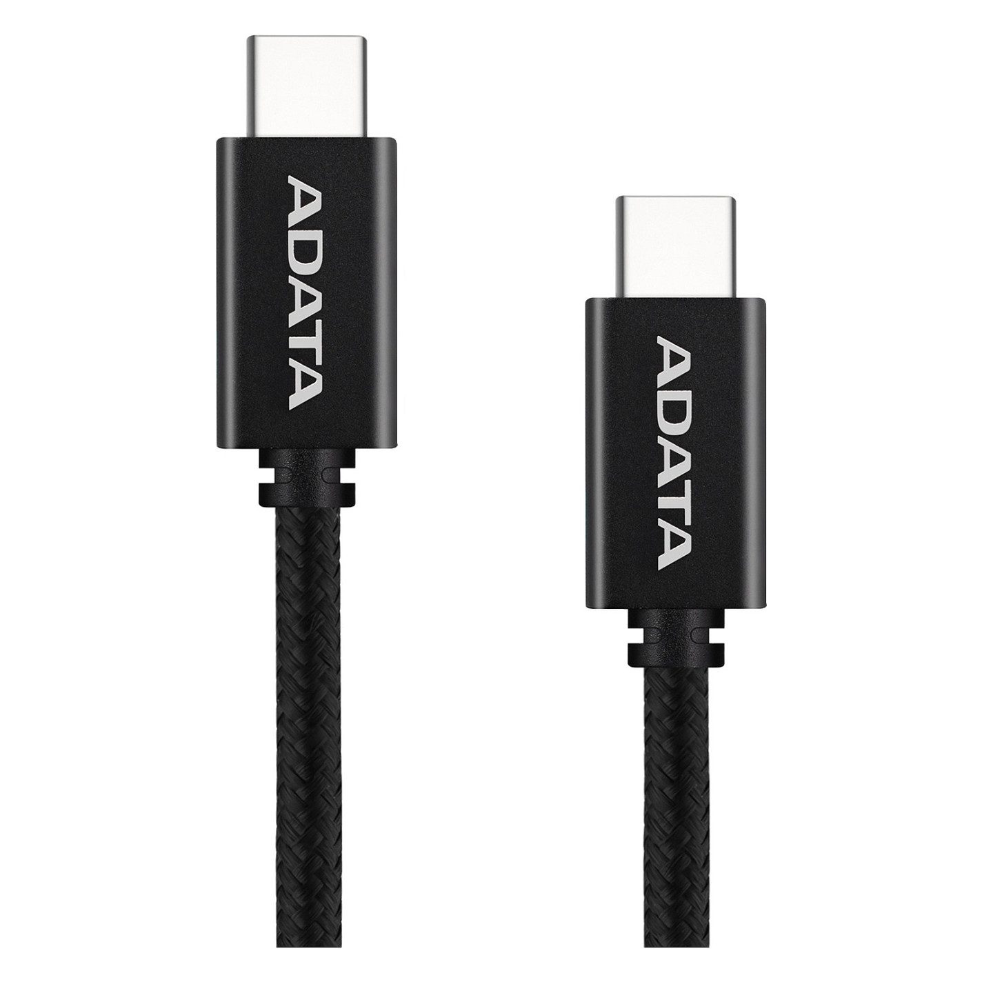 Kabllo USB-C ADATA CACC-100PN-BK / USB-C në USB-C / 1m / USB 2.0