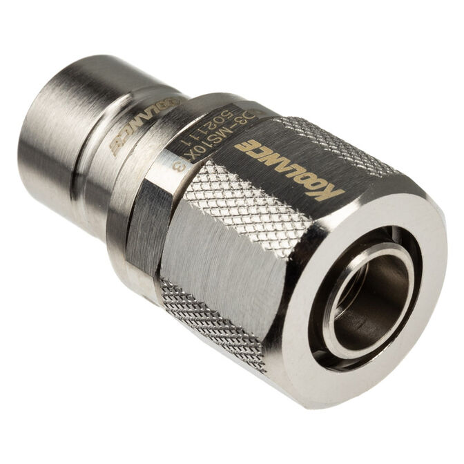 Aksesor për Ftohës Koolance QD3-MT10X13 / Quick-Disconnect / Mashkull / 13/10mm / No-Spill – Argjend