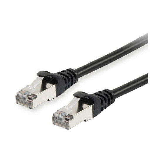 Kabllo për rrjet Equip Patch Cable Cat6A S/FTP 2×RJ45 / 20 m - Zezë - 1