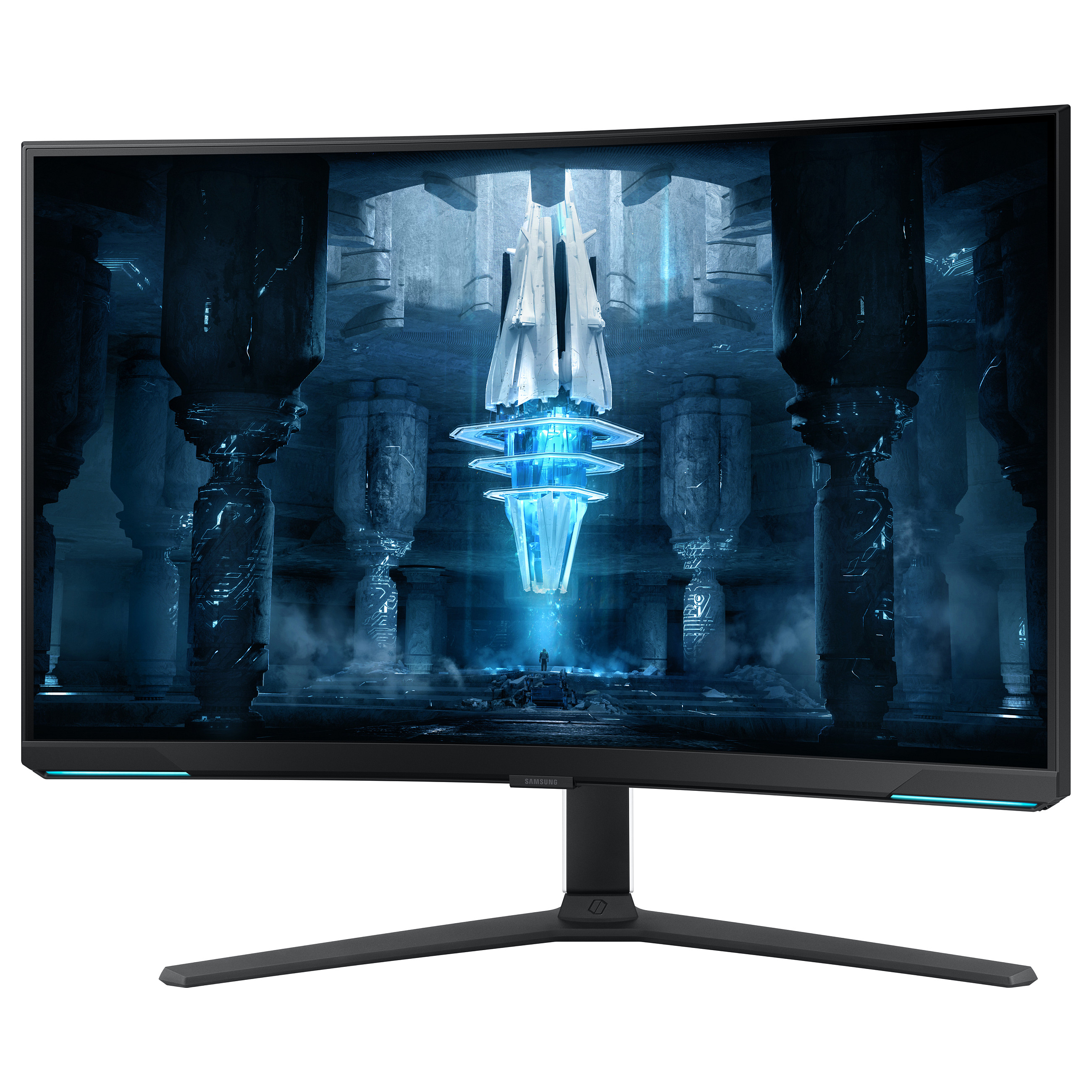 Monitor Gaming Samsung LS32BG850NPX / 32"/ 4K Ultra HD VA / LED / 240 Hz / 1 ms / HDMI+USB+DP+HDCP - Zezë/Bardhë - 3