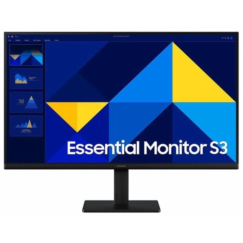 Monitor Samsung Essential S30GD LS27D302GAUXEN, 27", Full HD IPS, 100Hz, 5ms, HDMI+VGA - Zezë