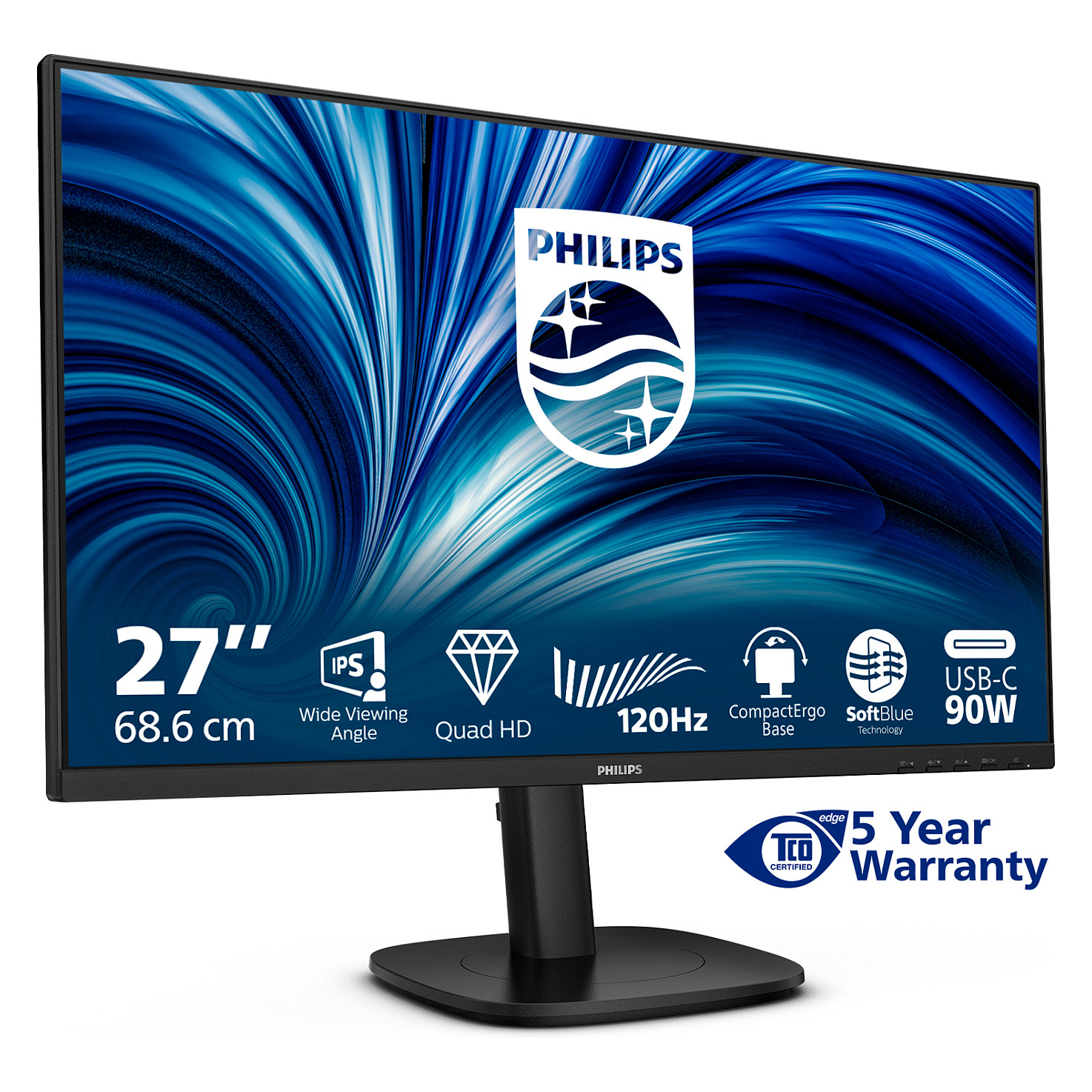 Philips 68.5cm (27.0") 27B2U3601 16:09 HDMI+DP+USB-C IPS Li. - 4