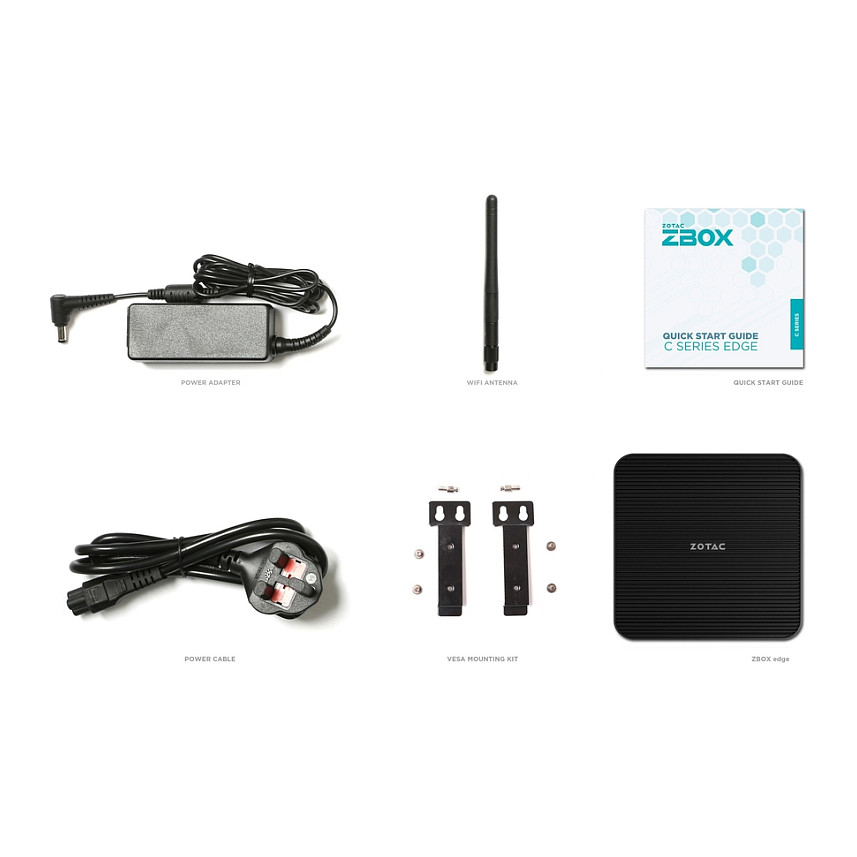 ZOTAC ZBOX CI343 Nano Barebone Mini PC Intel N100 / 2x DDR5 SO-DIMM / M.2 SATA & NVMe / Fanless / Wi-Fi 6 / Dual LAN – E zezë - 6