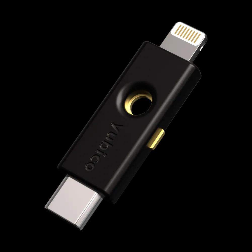 YubiKey Yubico 5Ci, 100930, USB-C, Lightning, FIDO2, U2F, PIV, OpenPGP - Zezë